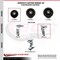 Service Caster Tool Box Caster Wheel Set 4'' Polyolefin Swivel Casters, 4PK TOOL-SCC-20S420-POB-2-TLB-2 - alternate 2